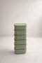 Hermia Set de 6 Cajas de Almacenamiento BU0064 Verde